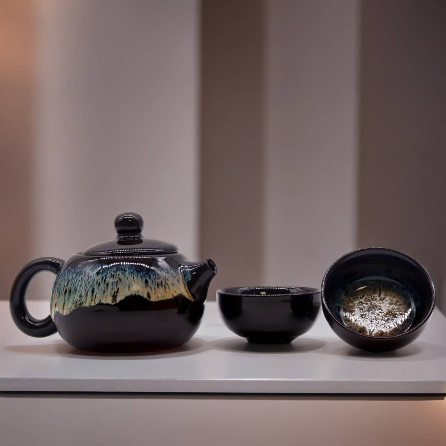 Black Glaze Teapot Set