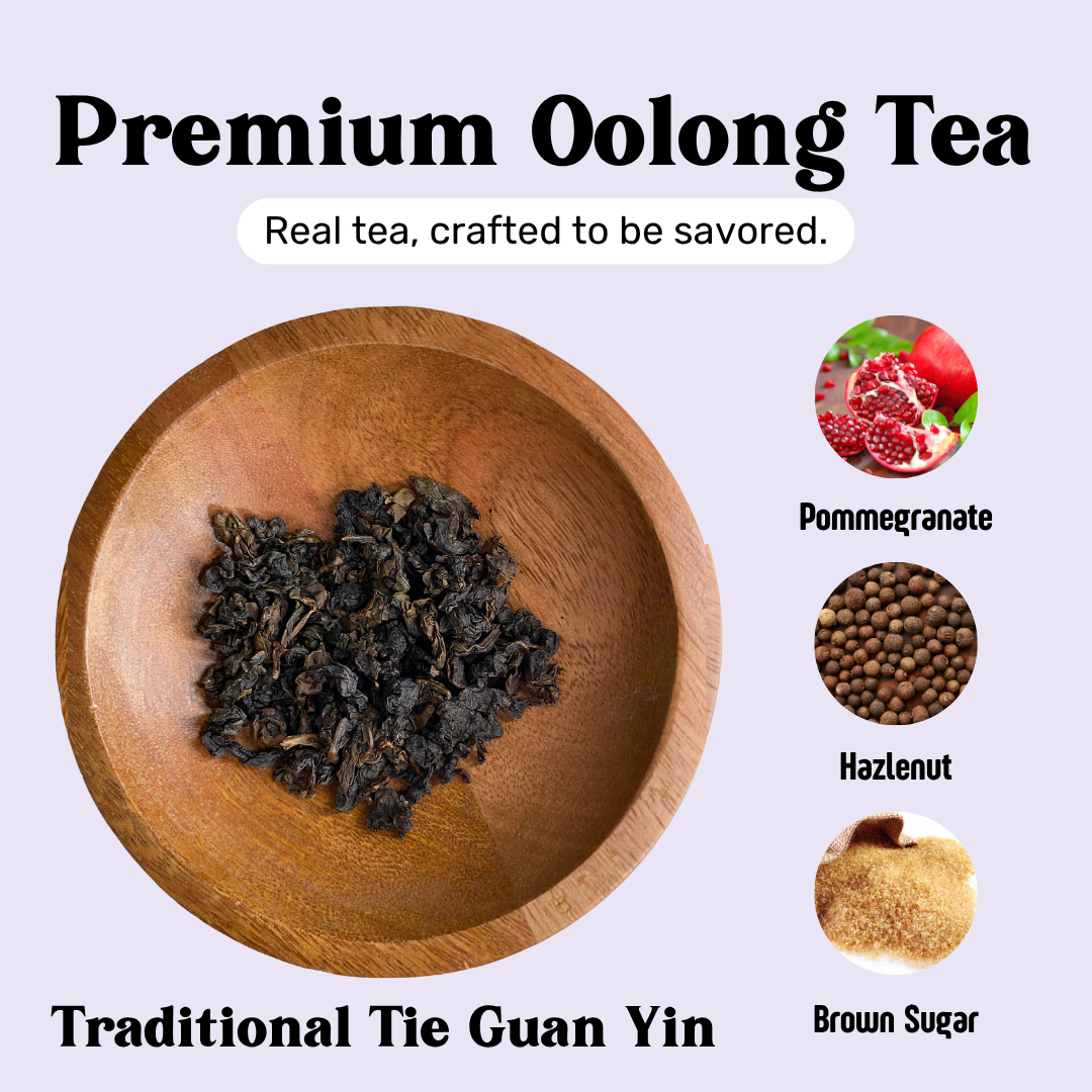 Premium oolong tea loose leaf tie guan yin