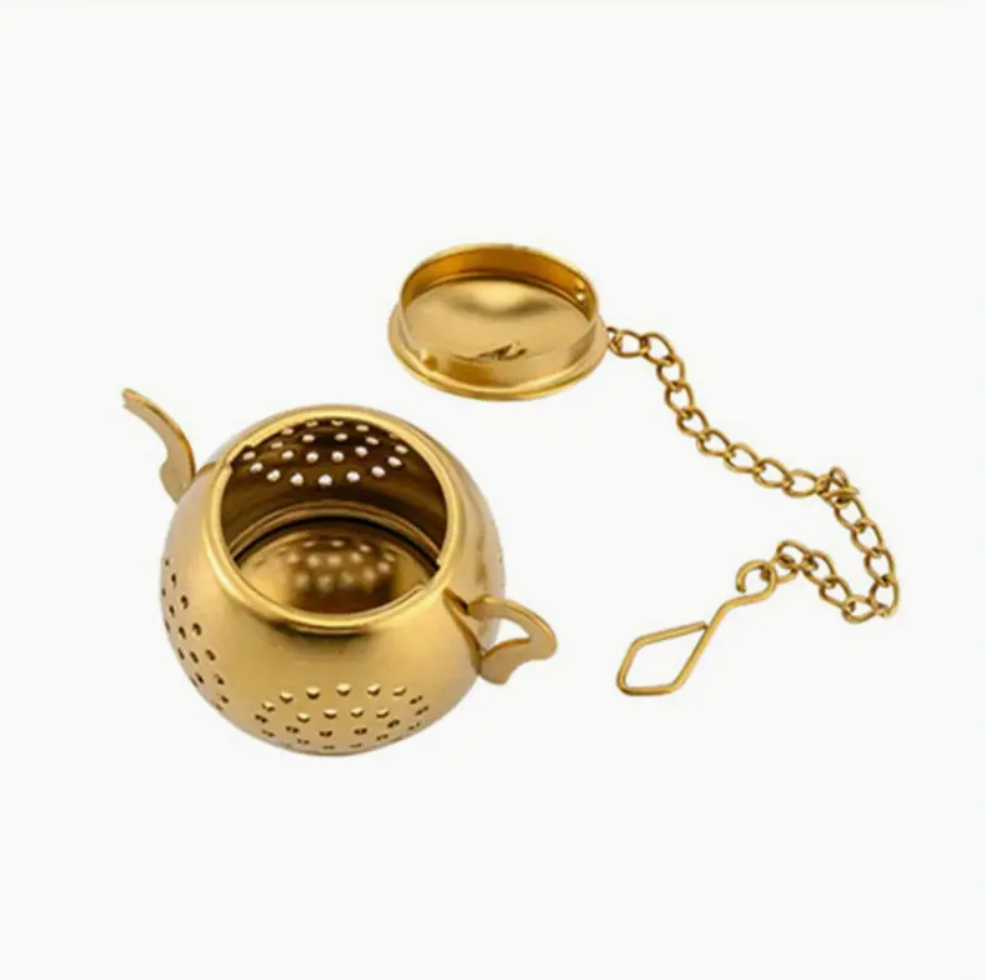 Golden Teapot Infuser