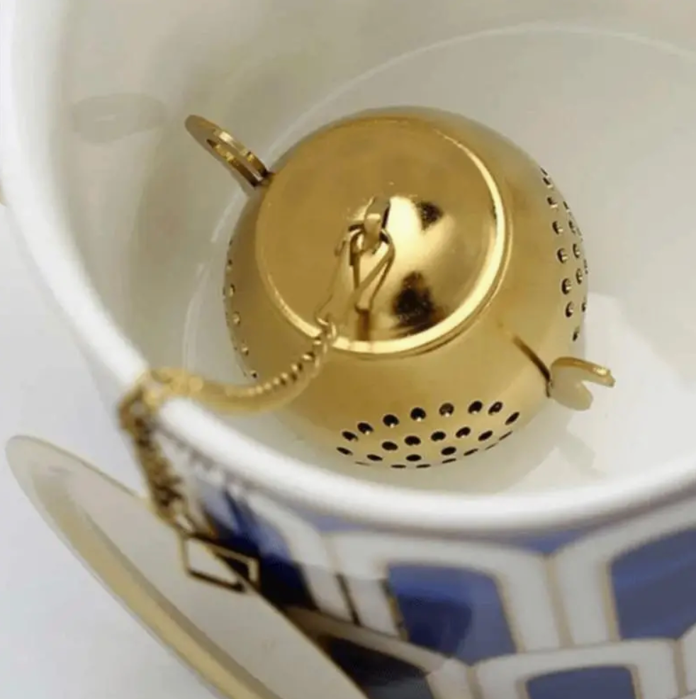 Golden Teapot Infuser