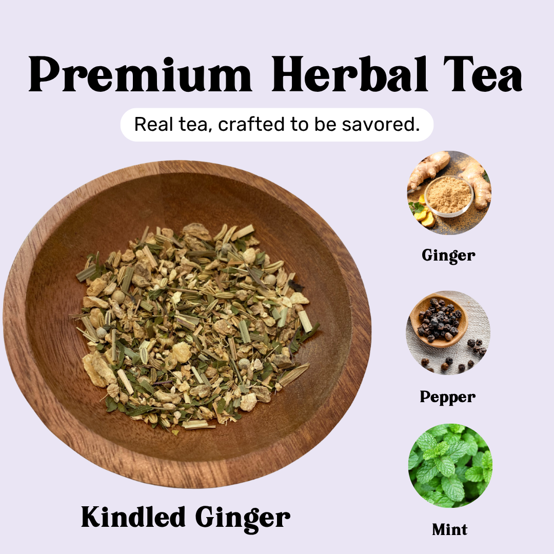 Kindled ginger tea loose leaf