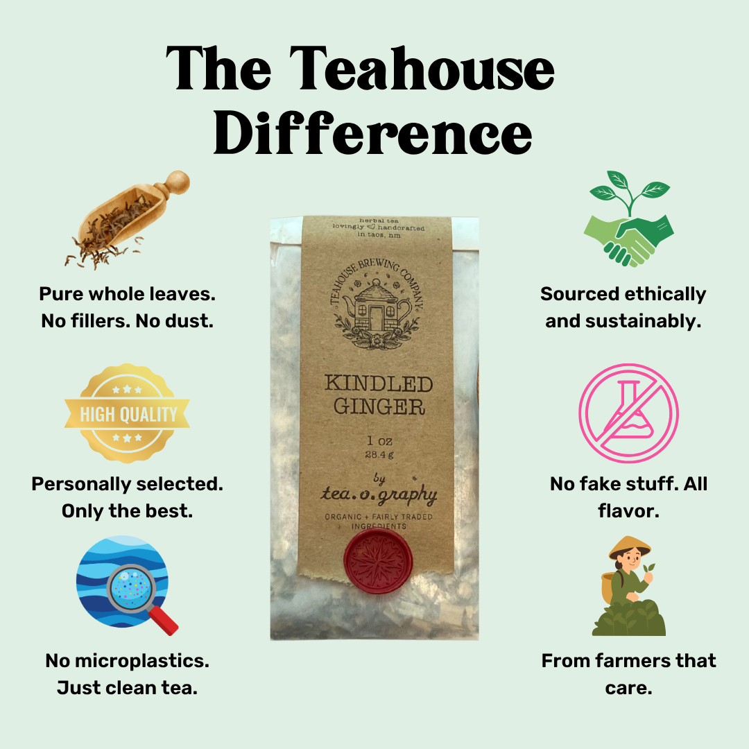 Kindled ginger tea loose leaf