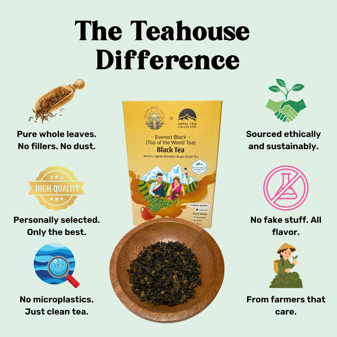 loose leaf tea benefits - black - everest black