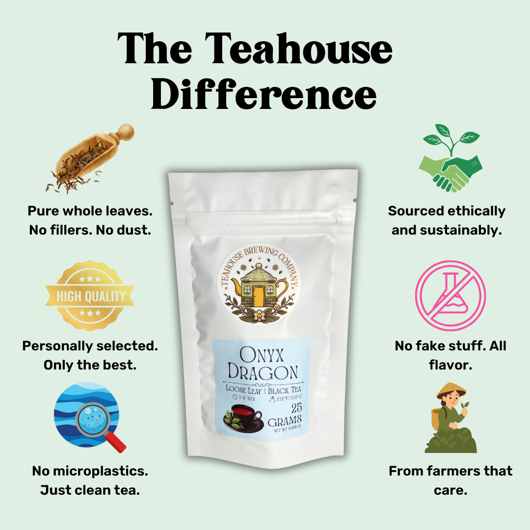 loose leaf tea benefits - black onyx dragon