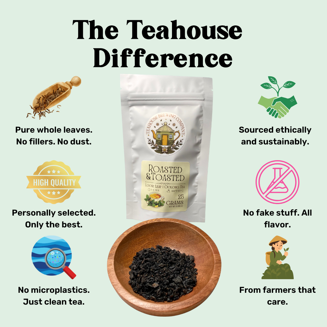 loose leaf tea benefits - oolong roasted and toasted
