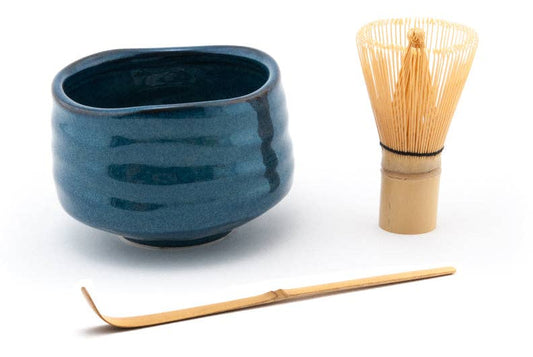 Blue Glaze Matcha Set