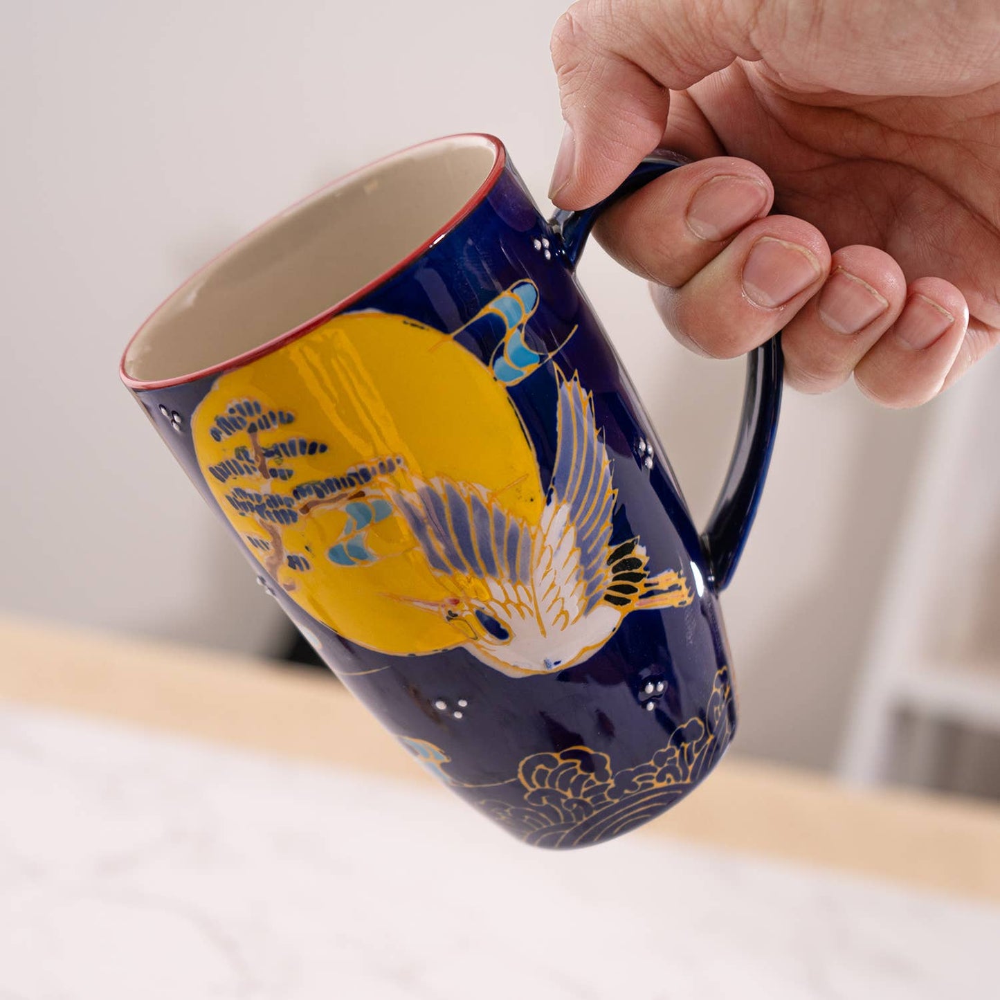Japanese Crane Tea Mug