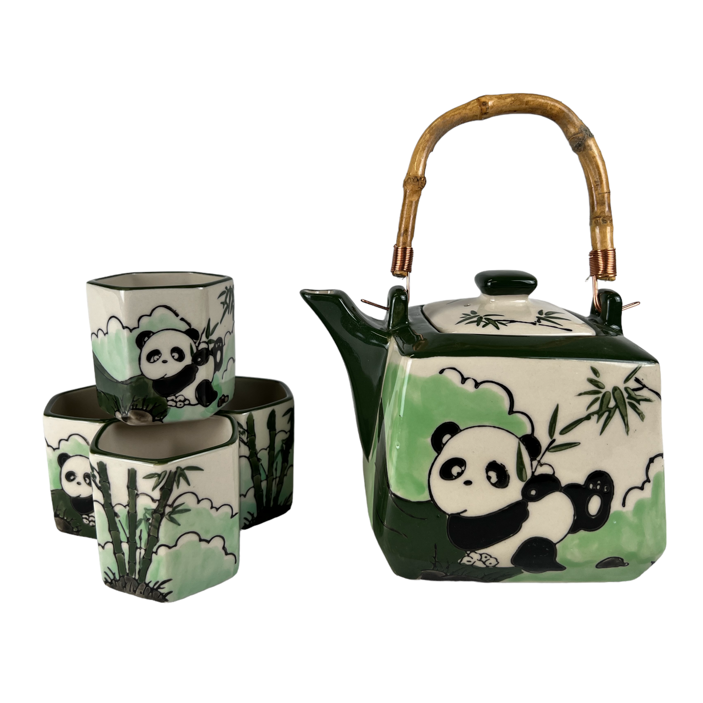 Playful Panda Tea Set