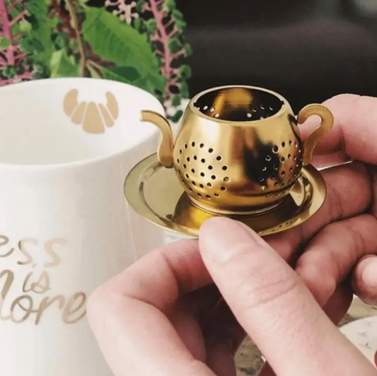 Golden Teapot Infuser