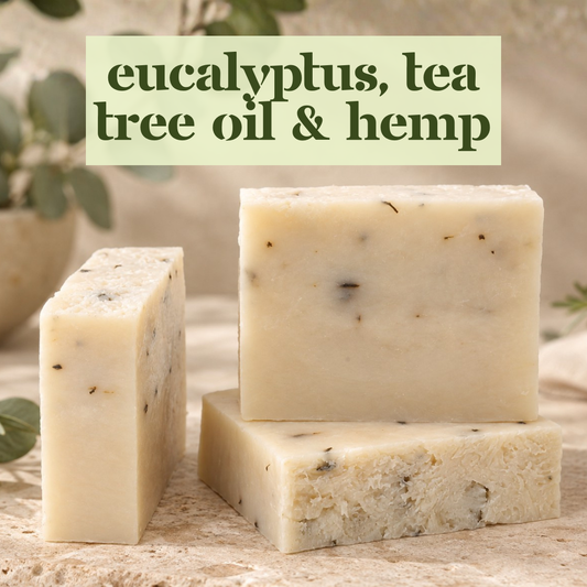 Tea Tree Oil & Eucalyptus Hemp - Soap Bar