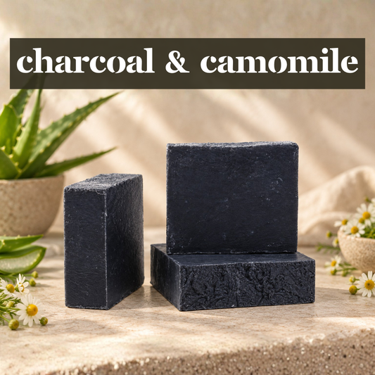 Charcoal & Chamomile Tea Soap