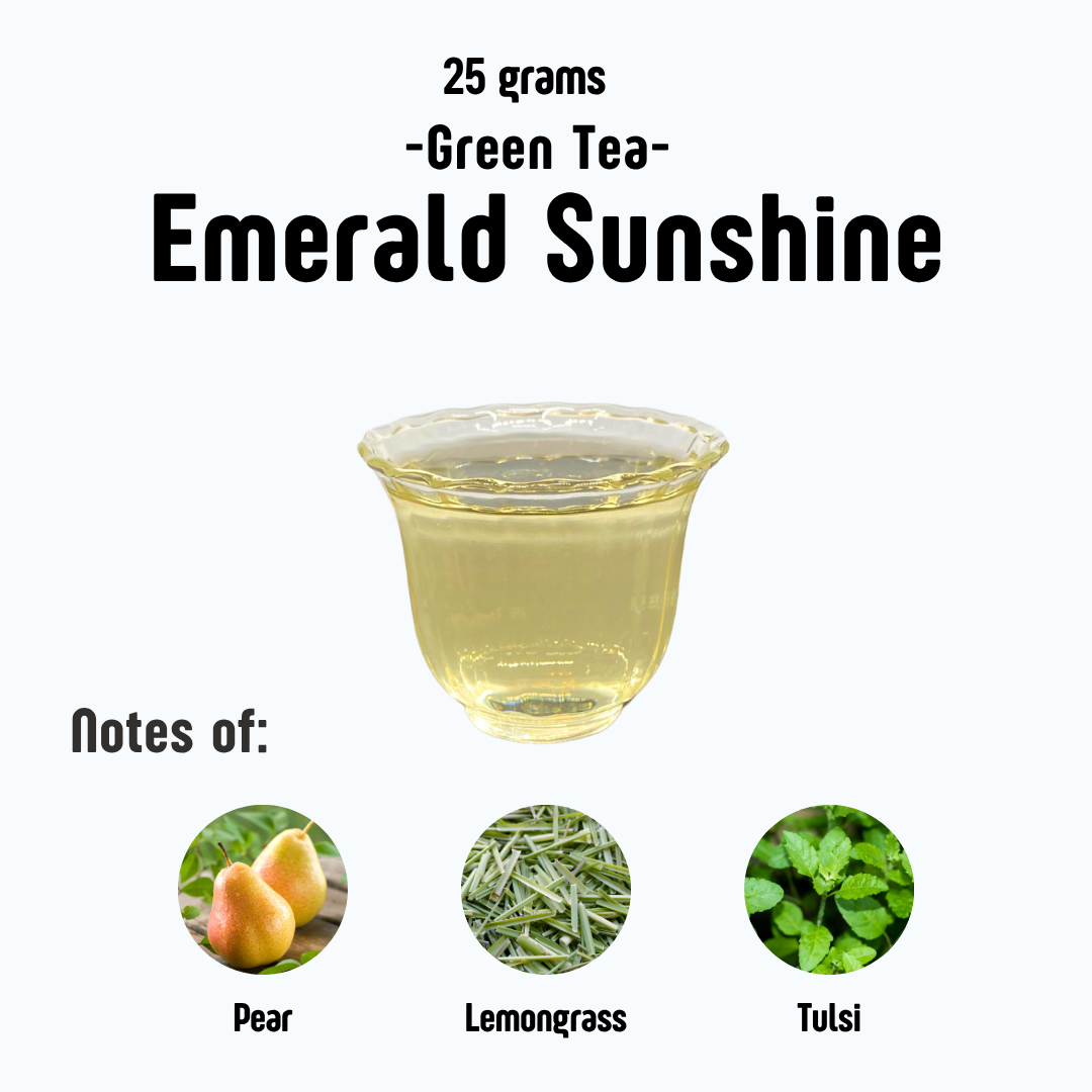 loose leaf tea green Emerald Sunshine