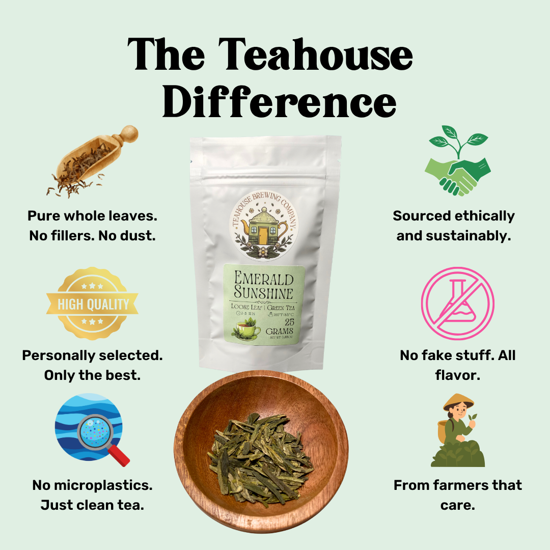 loose leaf tea benefits - green Emerald Sunshine
