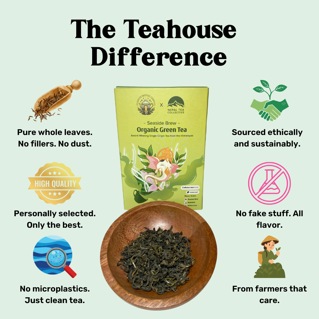 loose leaf tea benefits -  white seaside brew
