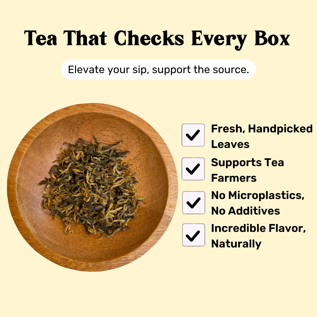 loose leaf tea benefits Golden Awakening