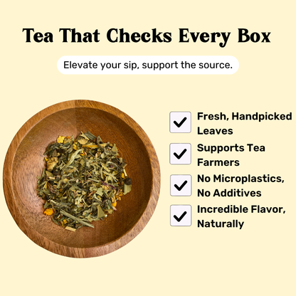 loose leaf tea benefits Warmth in Bloom