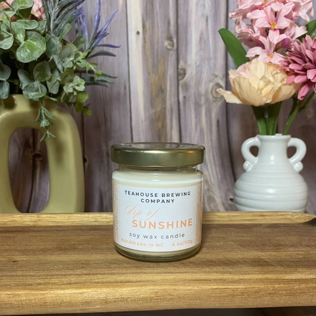 image of mini candle in clear jar
