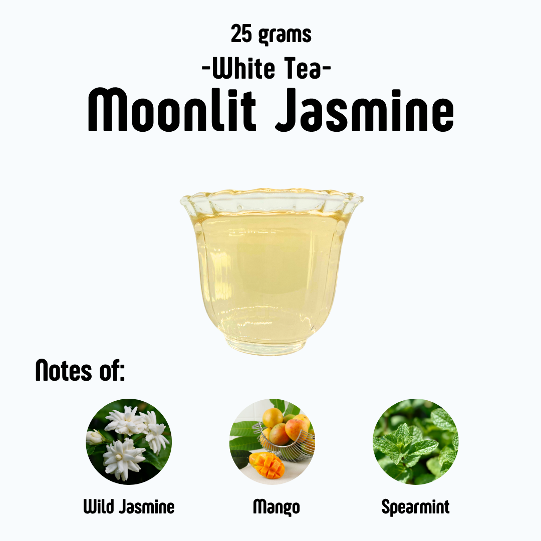 loose leaf tea white moonlit jasmine
