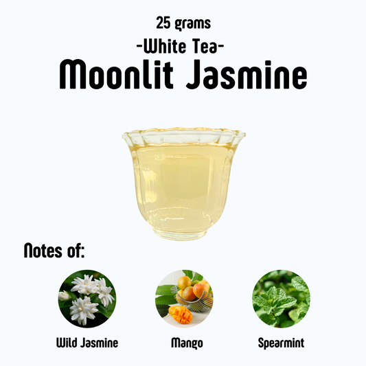 loose leaf tea white moonlit jasmine
