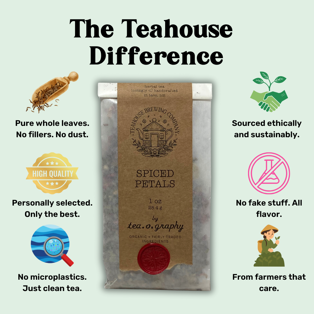 loose leaf tea benefits - herbal spiced petals