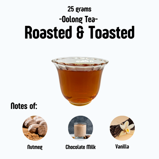 loose leaf tea oolong roasted and toasted

