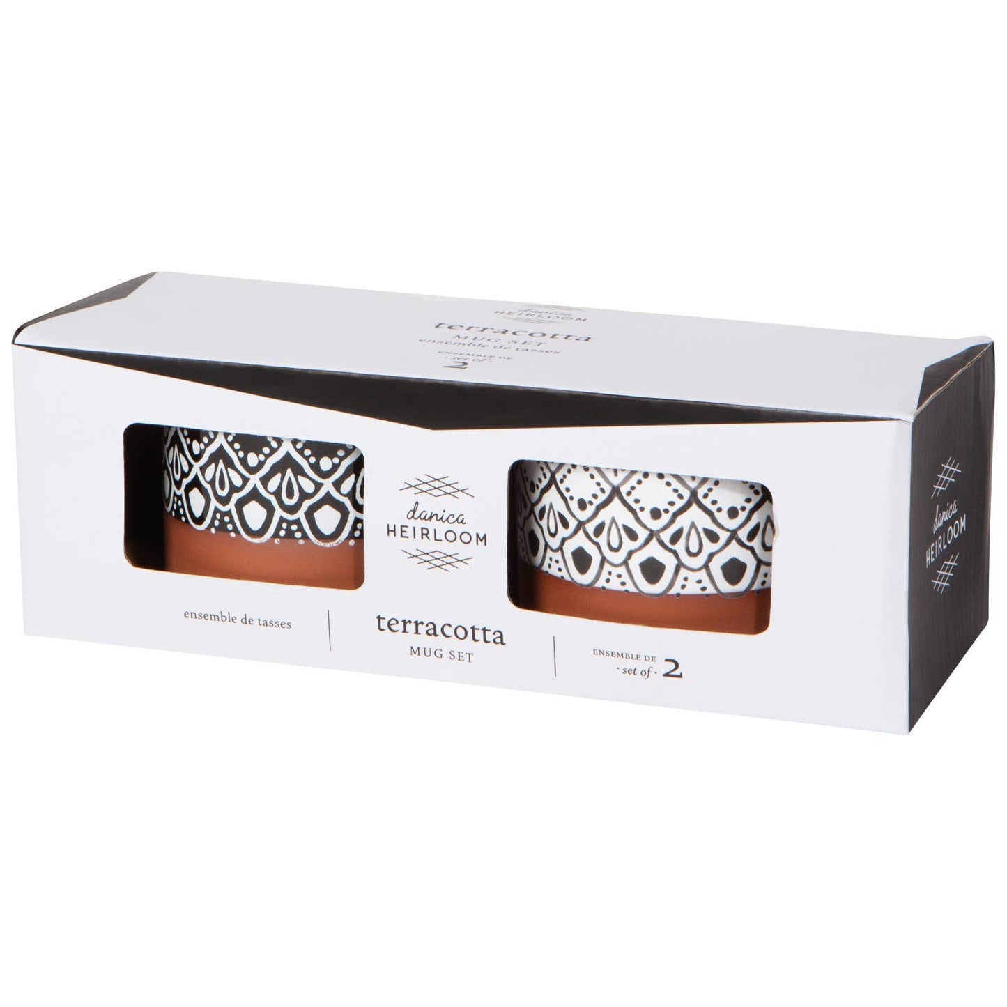 terracotta mug set of tea cups
