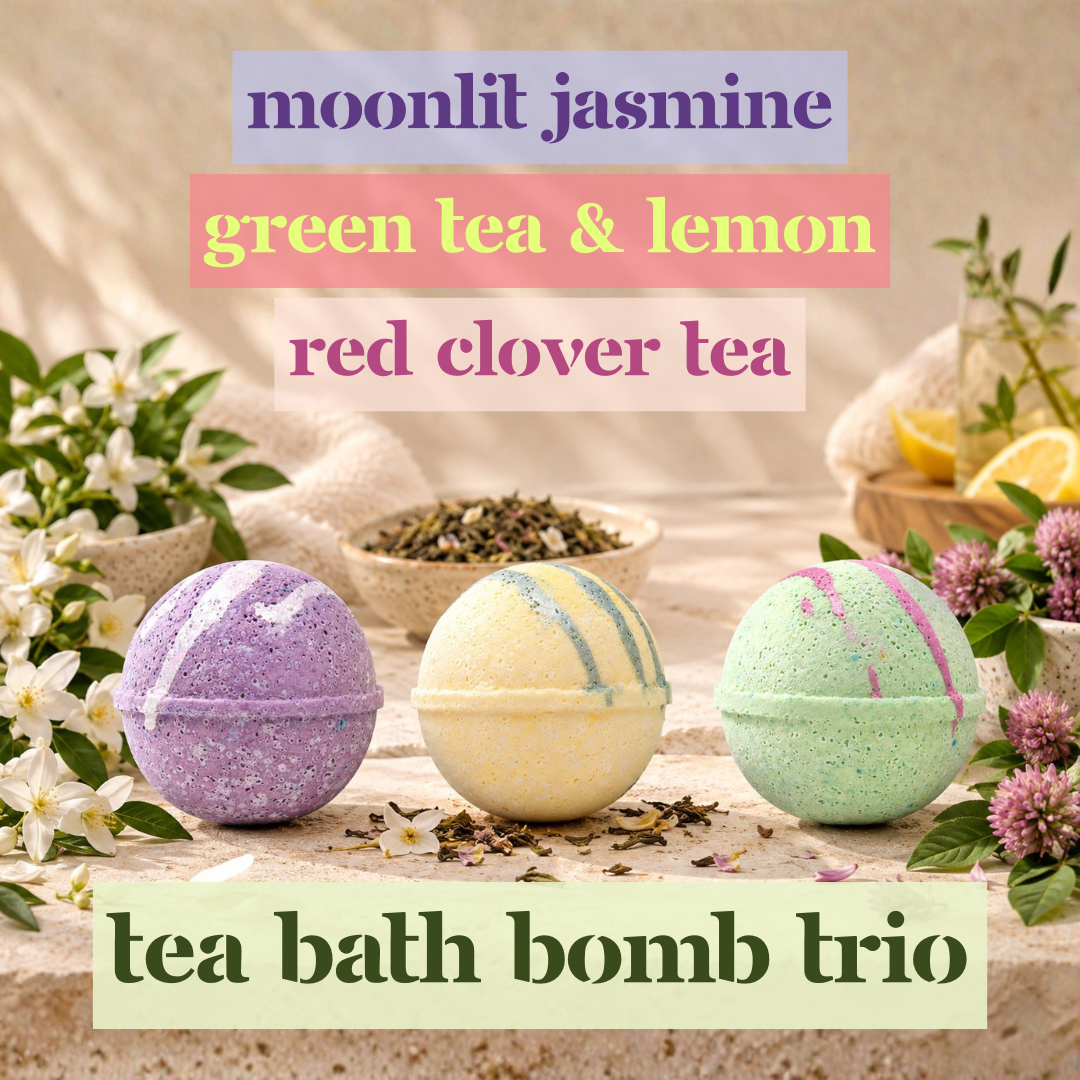 Tea Bath Bomb Trio